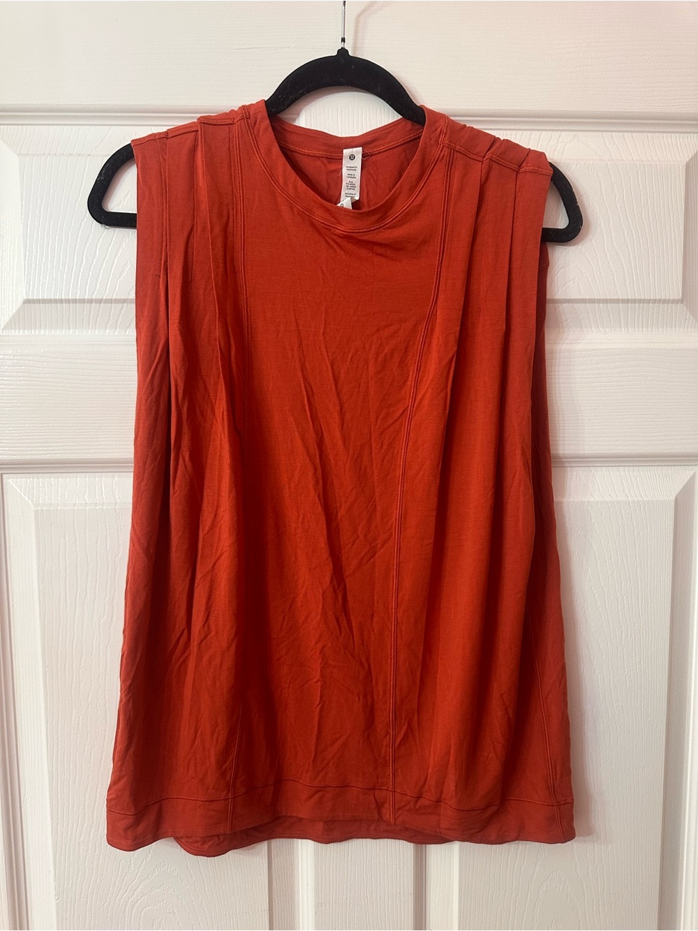lululemon Sleeveless Crewneck Tank - Rust Orange